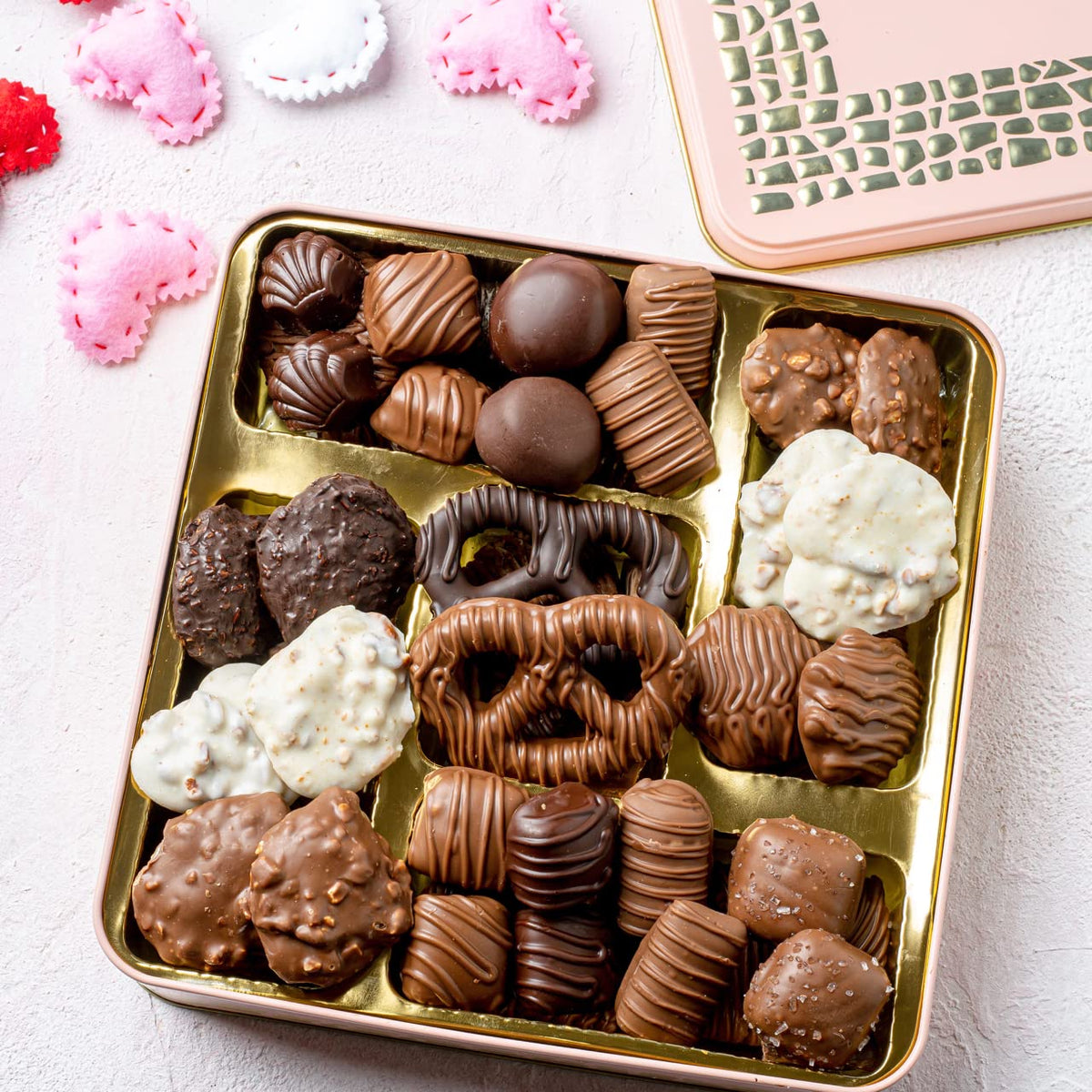 Bonnie and Pop premium chocolate tin for celebrations and heartfelt thanks.