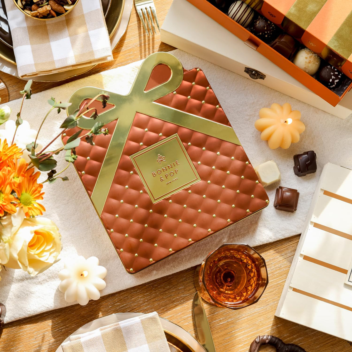 Bonnie and Pop corporate gift idea, premium chocolates for colleagues.