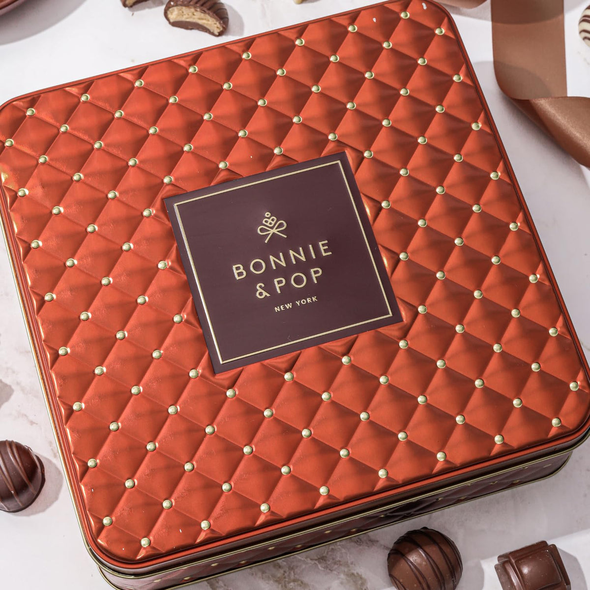 Individually wrapped truffles for easy sharing from Bonnie & Pop.
