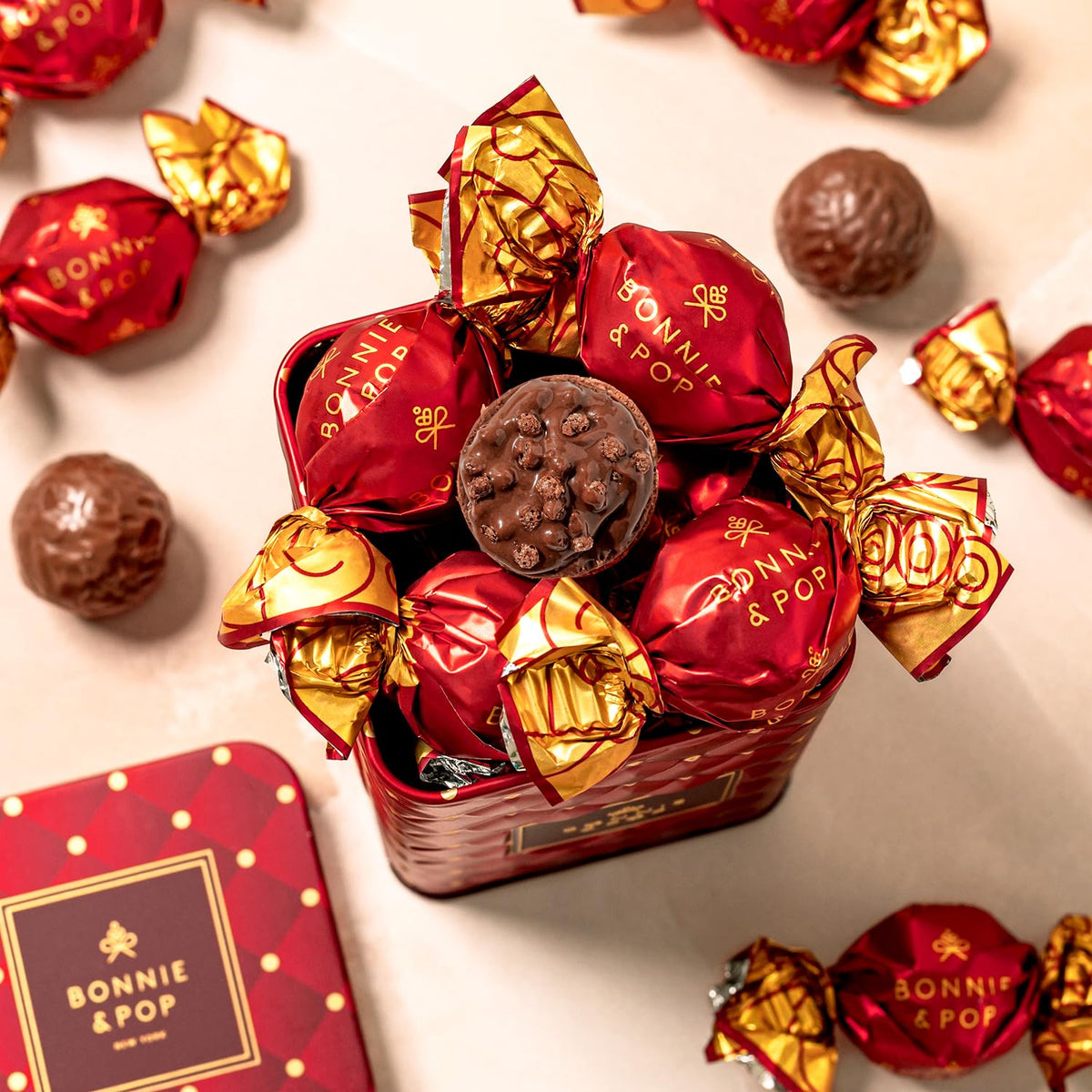 Bonnie and Pop elegant tin presentation for gifting