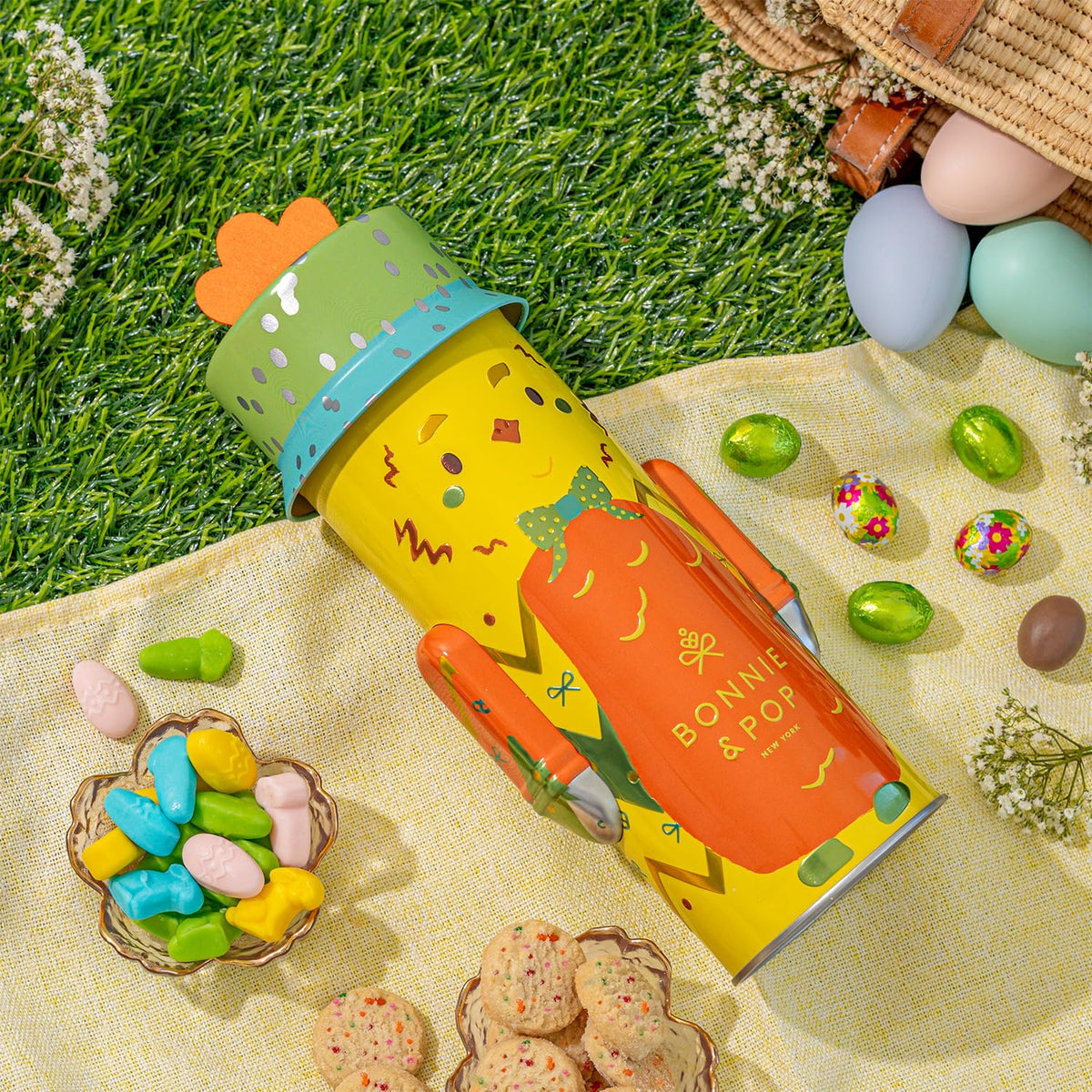 Bonnie and Pop festive candy Mello Creme Mix, colorful crunch perfect for sharing.