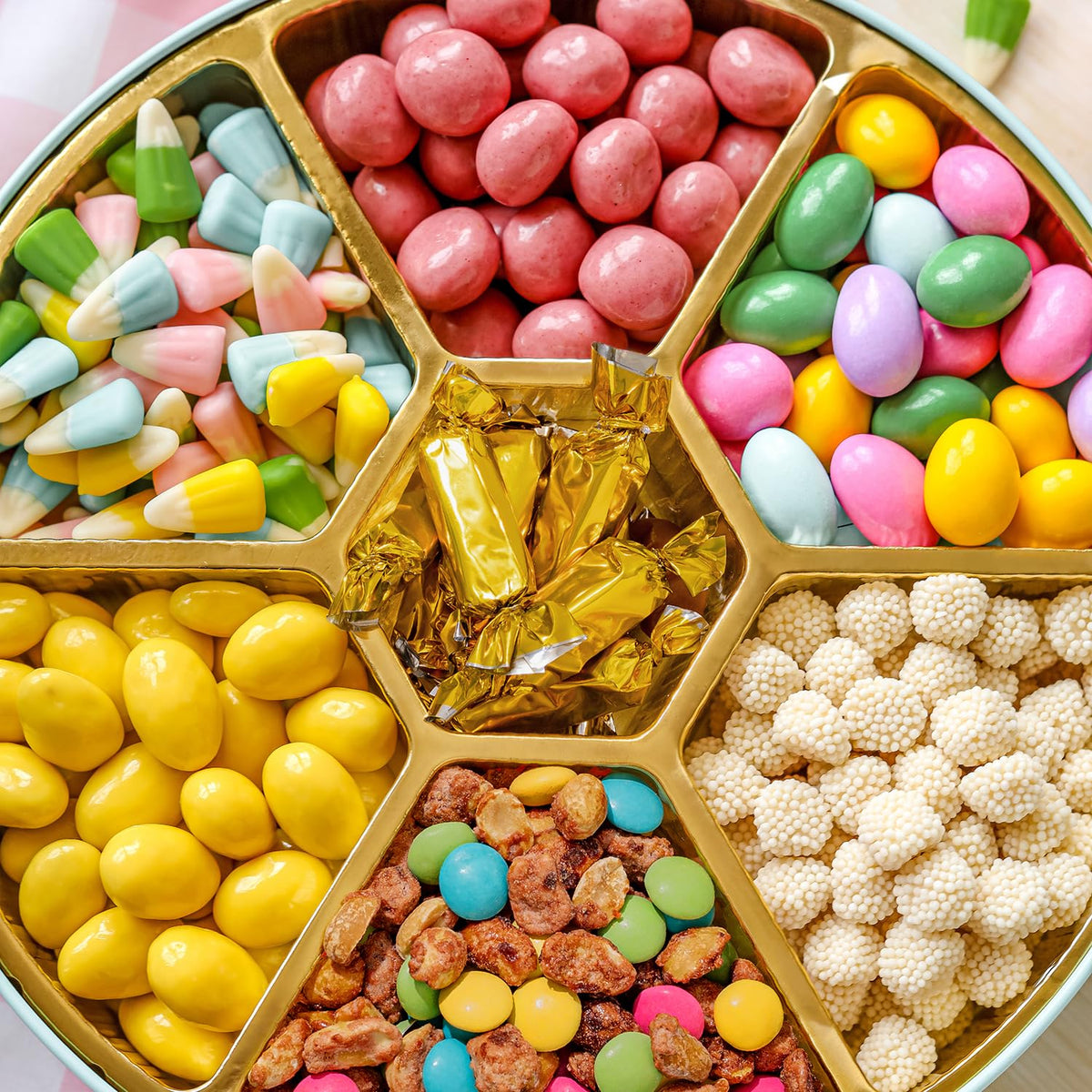 Bonnie and Pop gold foiled caramels add a touch of luxury to snacking.