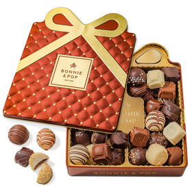 Bonnie and Pop Mothers Day basket with assorted truffles, ideal for gifting.