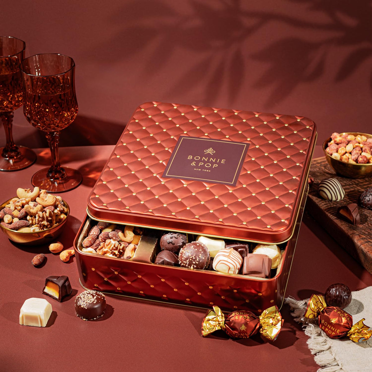 Bonnie and Pop salty nut mix, a savory-sweet crowd-pleaser.