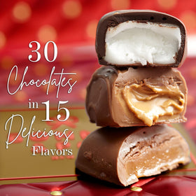 BONNIE AND POP assorted chocolates in milk dark and white for a premium treat