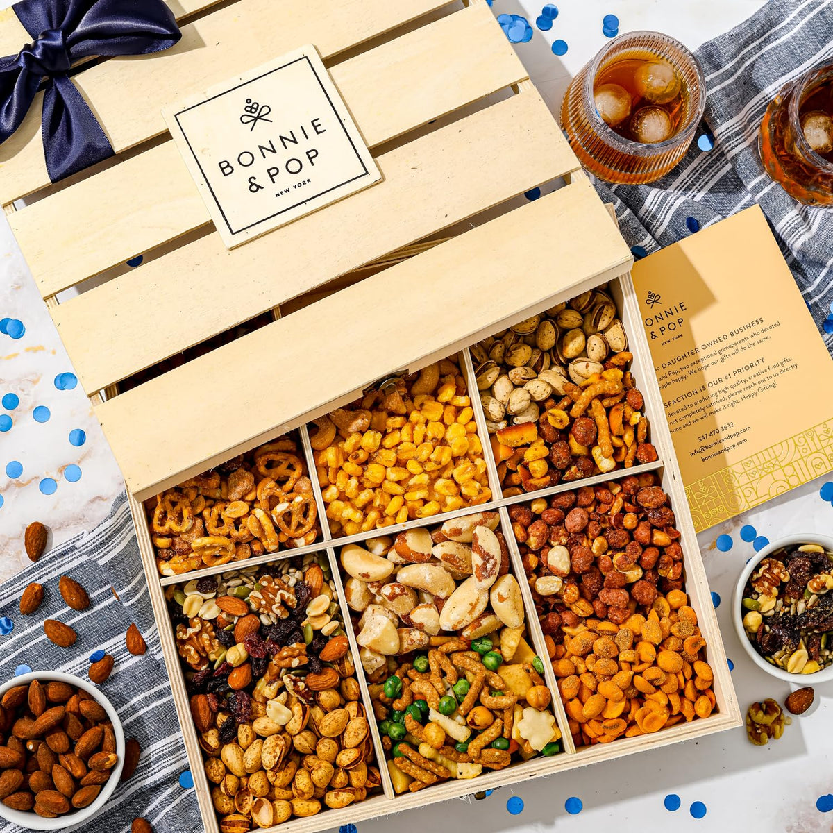 Bonnie and Pop gift message option crate allows personalized notes.
