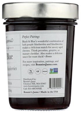 Bonnie's Jams Black and Blue spoon-taste, ideal with cheese boards.
