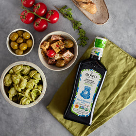 Hand-picked olives from Val di Mazara used in Bono EVOO