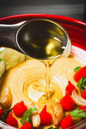 Elegant Bono EVOO display on the kitchen counter