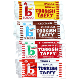 Bonomo Turkish Taffy variety bundle front view, ideal for gifting and sharing.