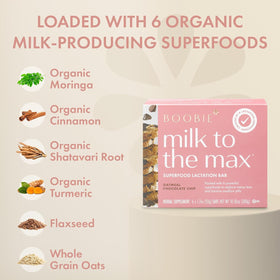 Boobie Bar shows 6g fiber per bar for digestive-friendly snacking.