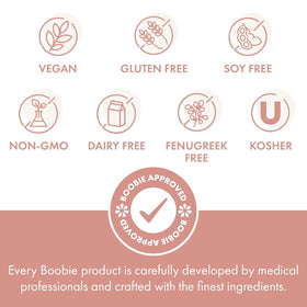 Boobie Bar made in the USA with kosher-certified label visible.