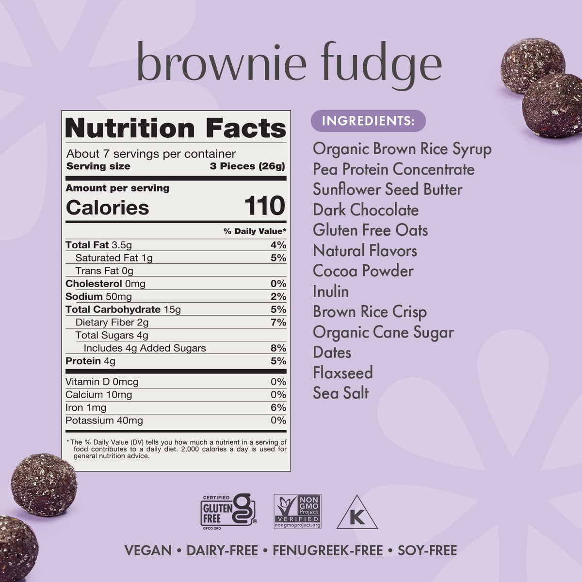 Boobie Lactation Cookies Brownie Fudge with glass of milk, easy nursing-friendly snack.