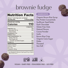 Boobie Lactation Cookies Brownie Fudge with glass of milk, easy nursing-friendly snack.