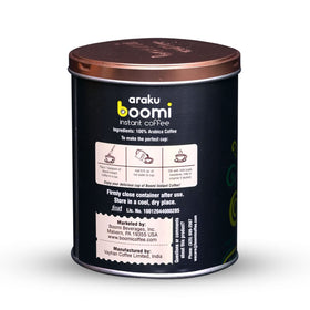 Boomi travel-friendly kit with camping setup, ready for instant coffee on the go.