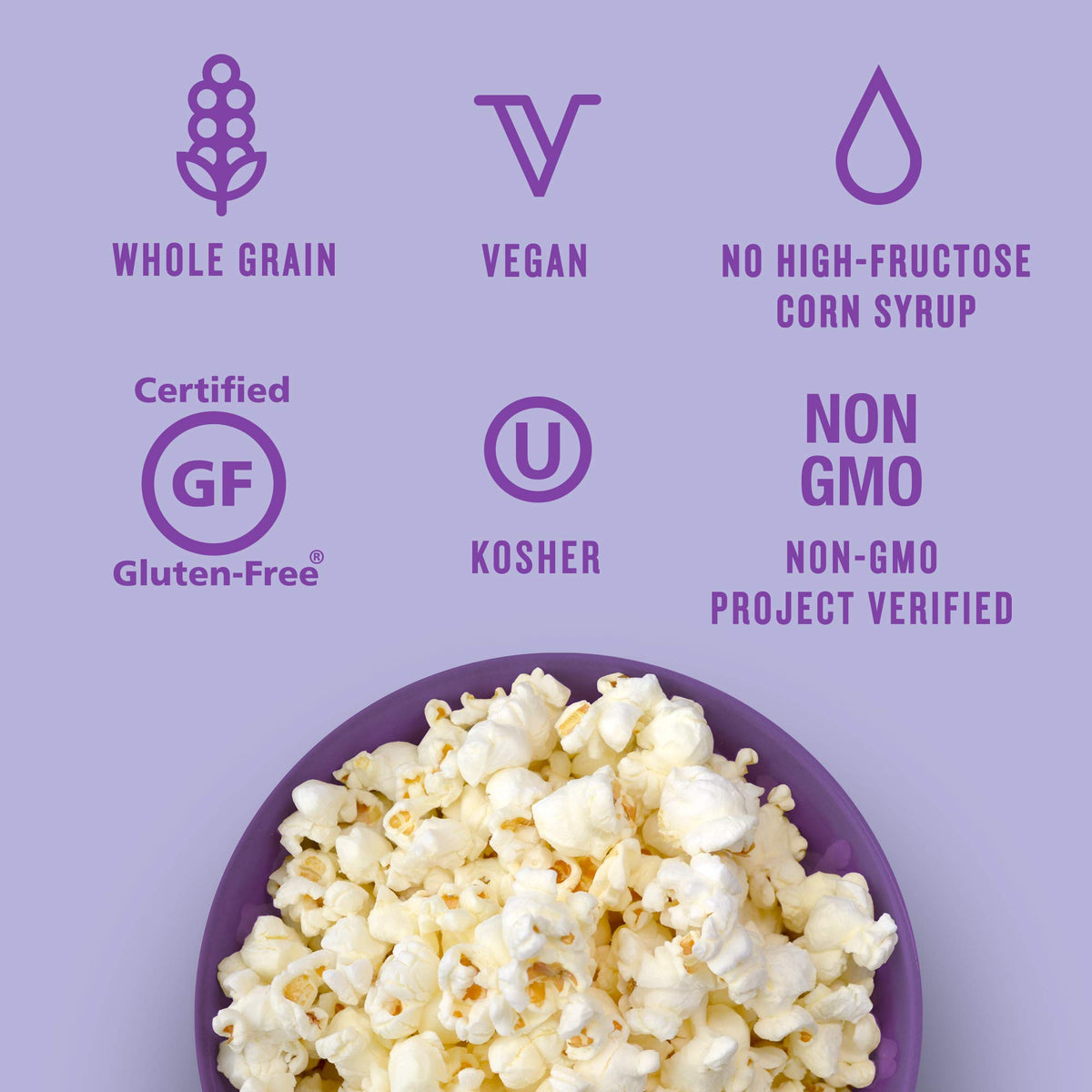 BOOMCHICKAPOP kettle corn close-up shows texture and flavor