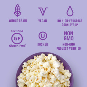 BOOMCHICKAPOP kettle corn close-up shows texture and flavor