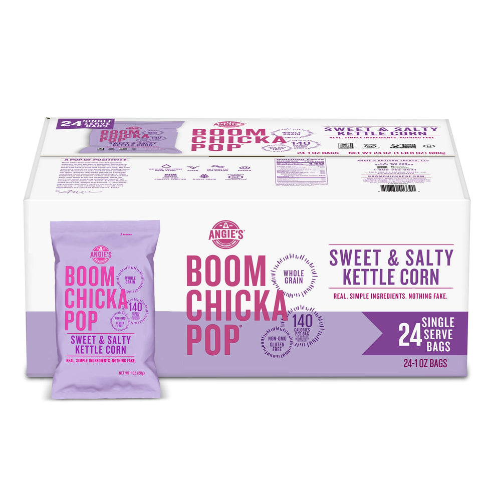 BOOMCHICKAPOP Sweet & Salty kettle corn 1oz bag for on-the-go snacking