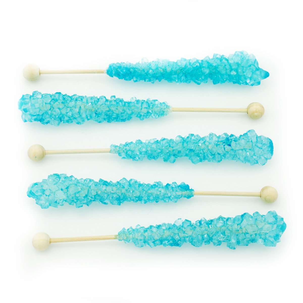 Boone's Mill Blue Blueberry rock candy stick, large 20-35 g visual display at events