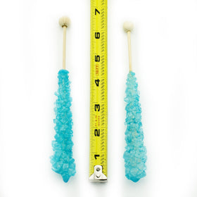 Boone's Mill Blue Blueberry rock candy stick, tub of 36 sticks for color-coordinated events