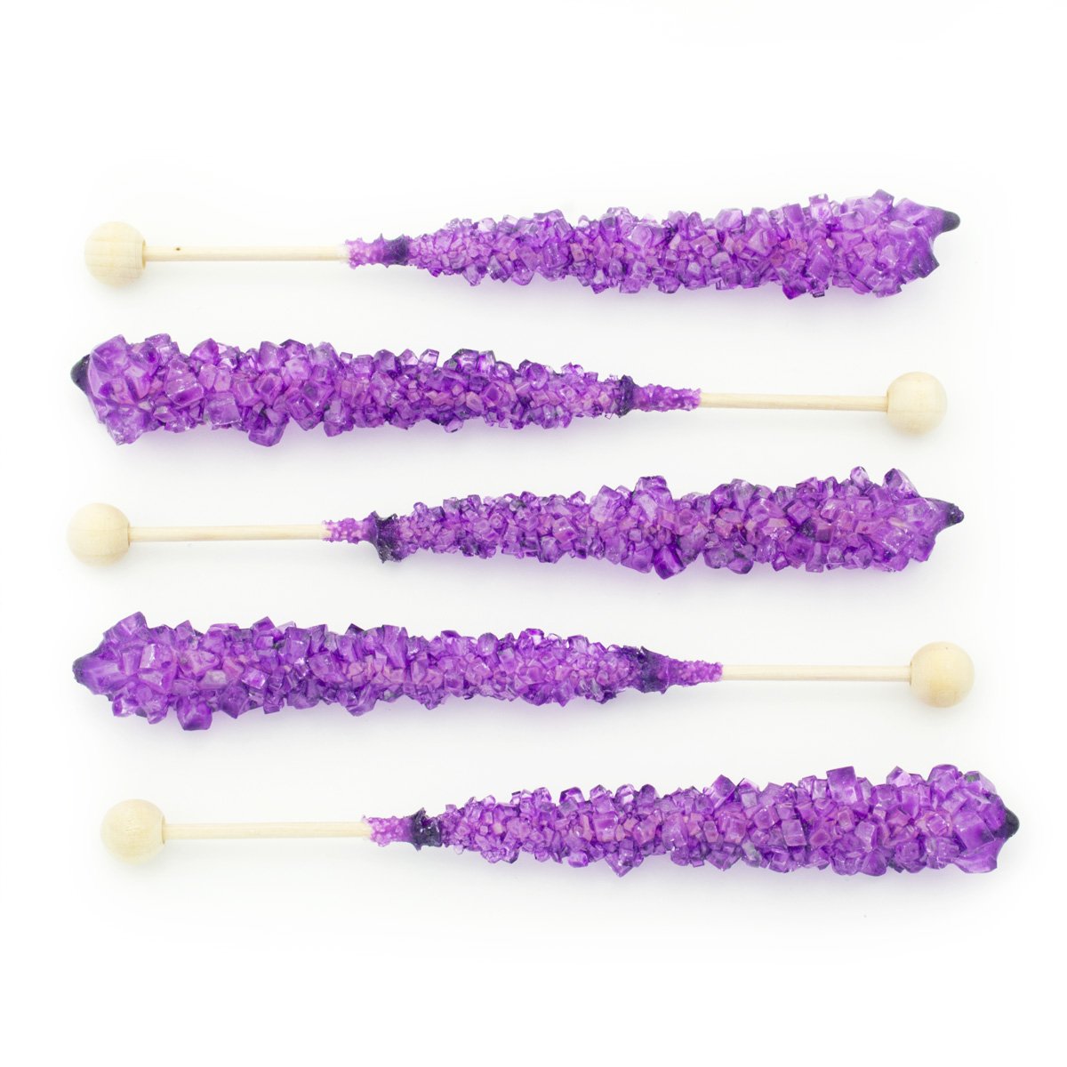 Detail of Boone's Mill rock crystal candy emphasizing large 20-35 gram sticks