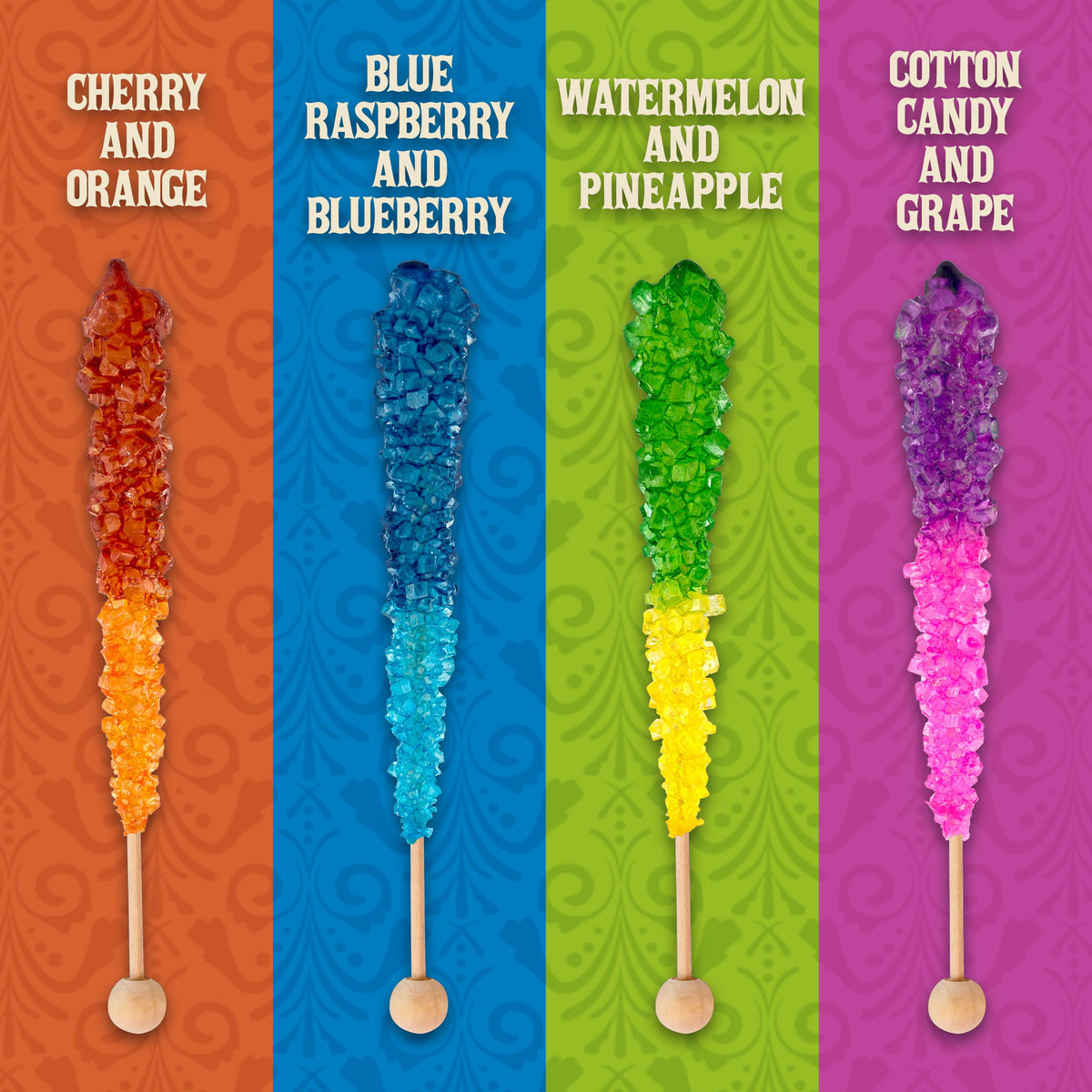 Boone's Mill Rocksicles blueberry-blue-raspberry gleam for summer dessert tables.