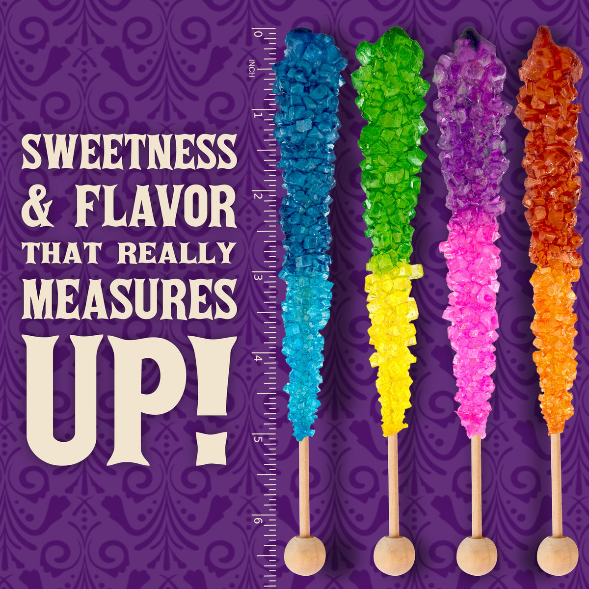 Boone's Mill Rocksicles pineapple-watermelon add bright color to wedding candy bars.