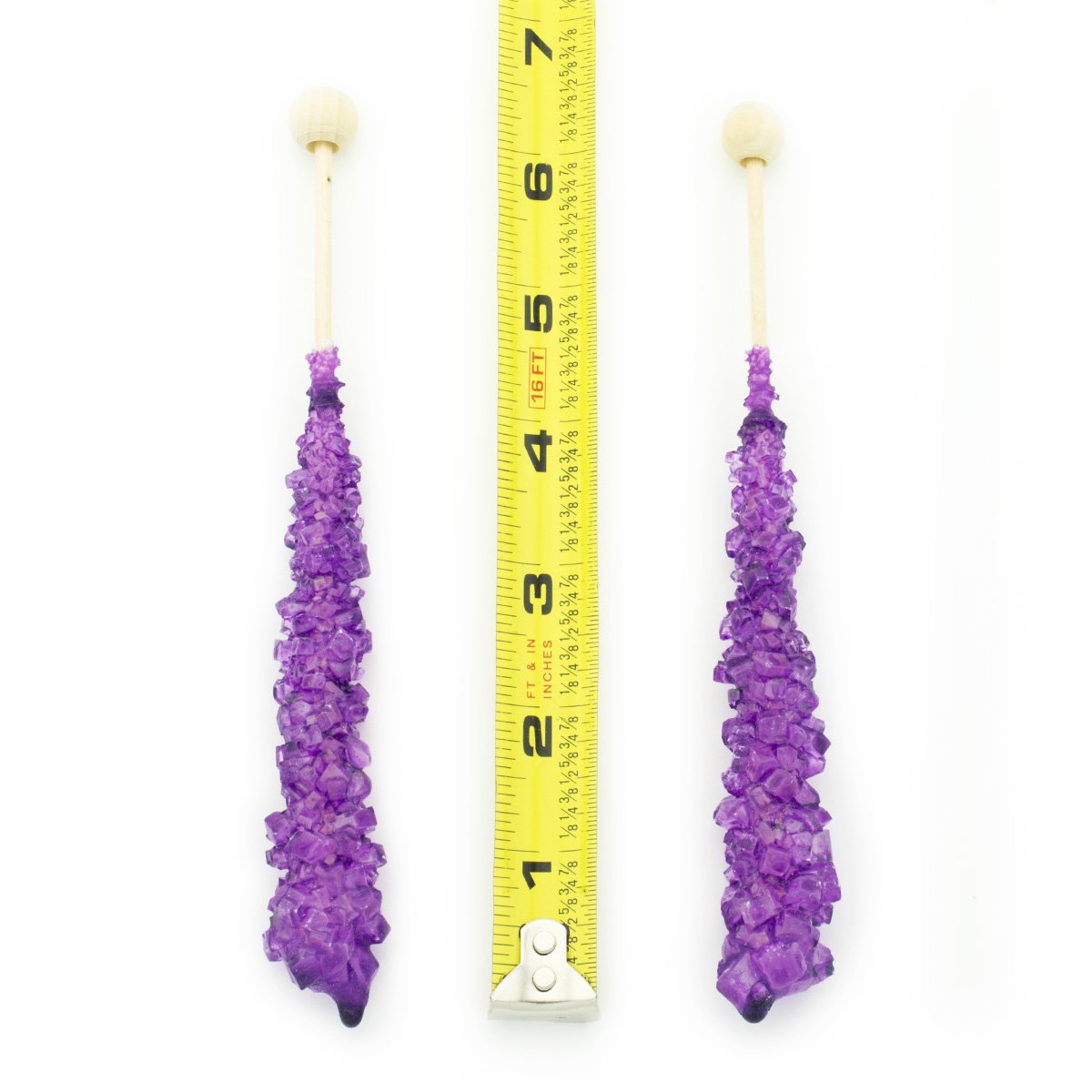 Boone's Mill wedding table decor with purple grape candy crystals