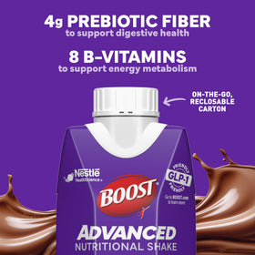 BOOST Advanced Nutritional Protein Shake gluten-free kosher seal assures dietary compatibility