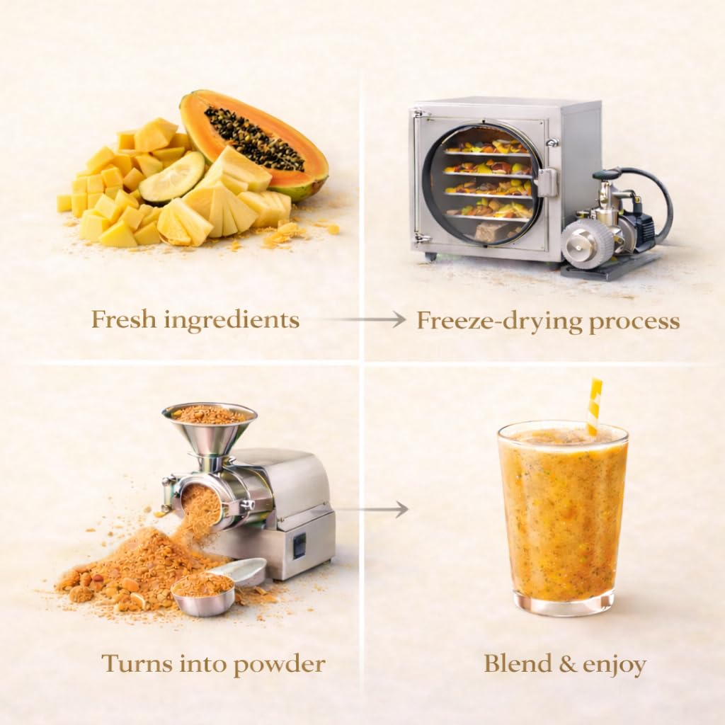 Boost Blends banana-fruit ingredient highlighting natural sweetness