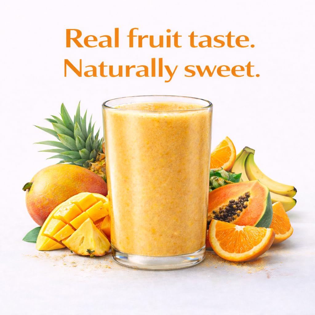 Boost Blends smoothie mixed with milk for creamy consistency