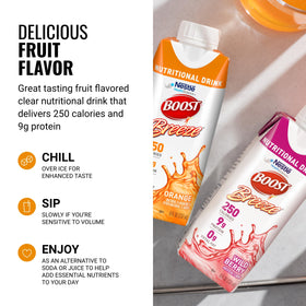 BOOST Breeze bottle close-up, highlighting packaging and accessibility