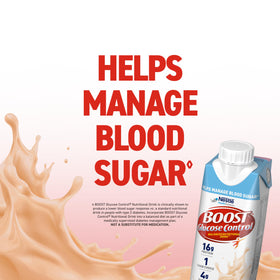 BOOST Glucose Control creamy strawberry swirl conveys rich, refreshing texture