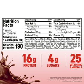 BOOST Glucose Control 25 vitamins and minerals for comprehensive daily nutrition