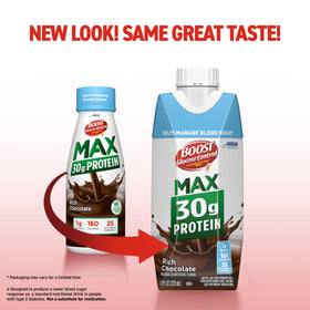 BOOST Glucose Control Max pour showing ready-to-drink convenience