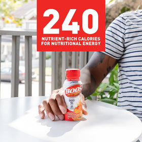 BOOST Original 24-pack display box highlighting bulk nutrition on hand.