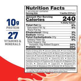  BOOST Original creamy strawberry flavor fuels breakfast with protein
