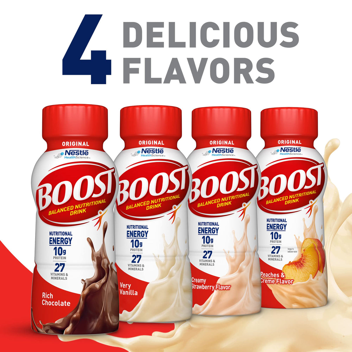 BOOST Original Vanilla ready-to-drink moment during a busy day