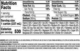 BOOST Very High Calorie Drink strawberry bottle reveals fruity aroma and energy boost.