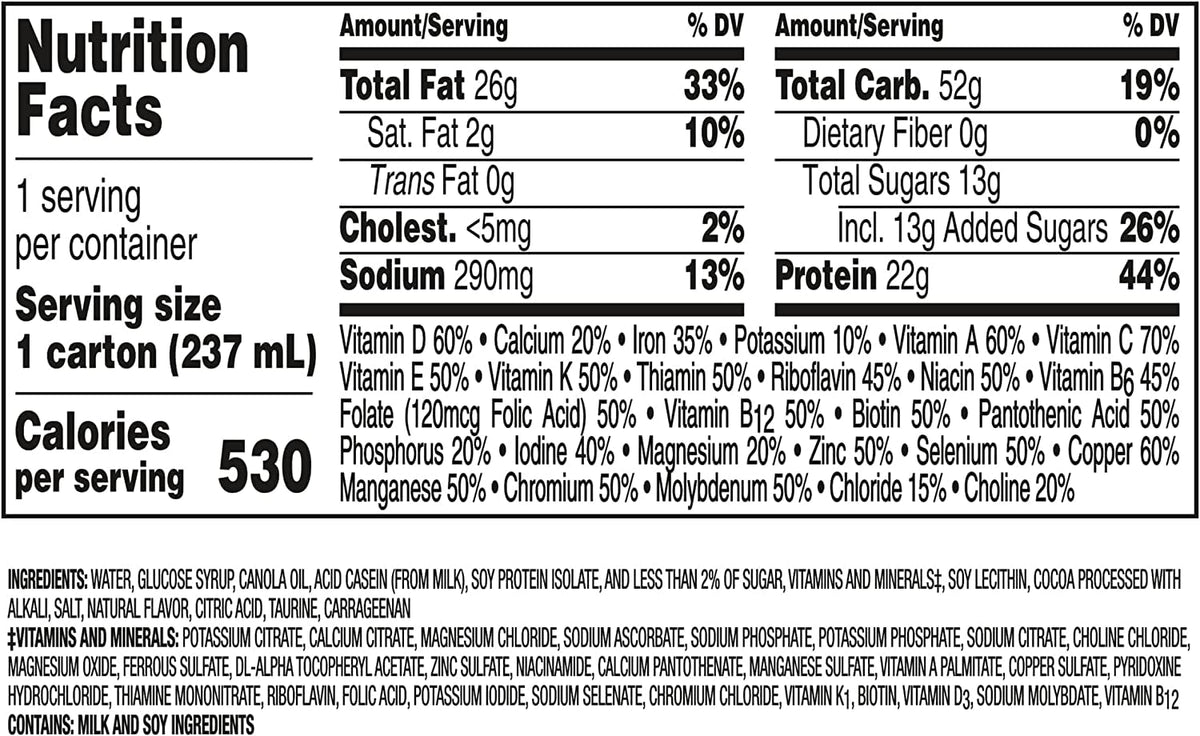 BOOST Very High Calorie Drink strawberry glass presents refreshing flavor and quick calories.