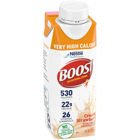 BOOST VHC close-up with creamy texture highlighting protein nutrition