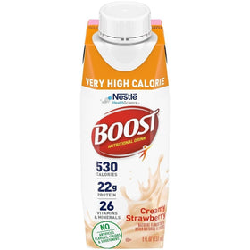 BOOST VHC pouring into a glass for a quick energy snack