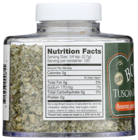 Borsari herb blend closeup highlighting rosemary and sage aromas