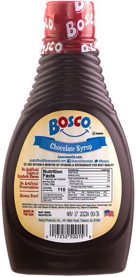 Bosco Chocolate Syrup 2-Pack pour shot over ice cream for rich, fat-free indulgence.