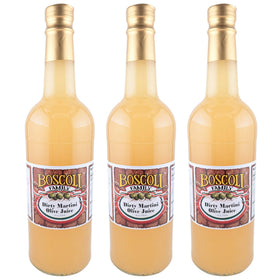 Boscoli Dirty Martini Olive Juice bottle ready for premium martinis.