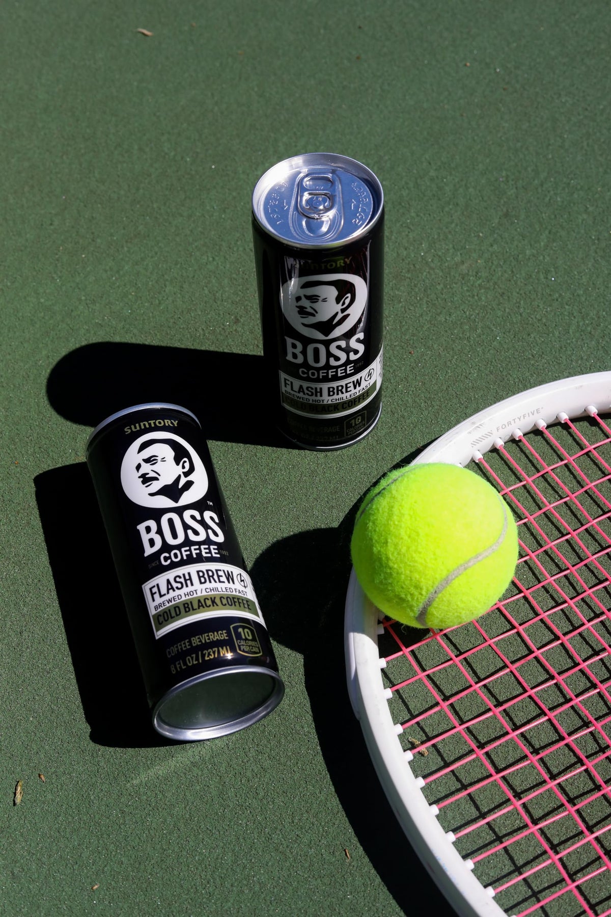 BOSS Coffee 12-pack display ready for on-the-go professionals.