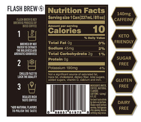 BOSS Coffee can poured over ice for crisp iced coffee.