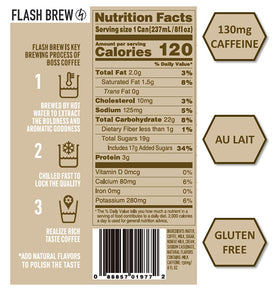 BOSS Coffee label close-up highlights origin and brewing heritage for flavor consistency.