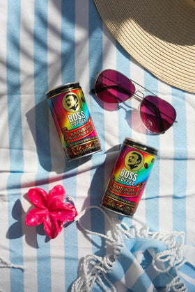 BOSS Rainbow Mountain can shown in vending area for fast caffeine.
