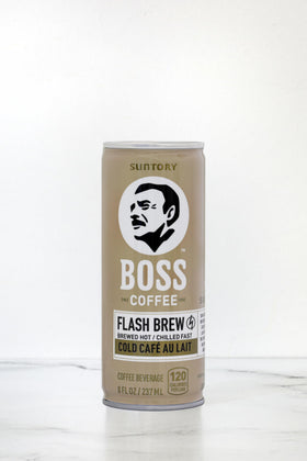 BOSS Coffee 12-pack box highlights convenient multi-pack for home and office.